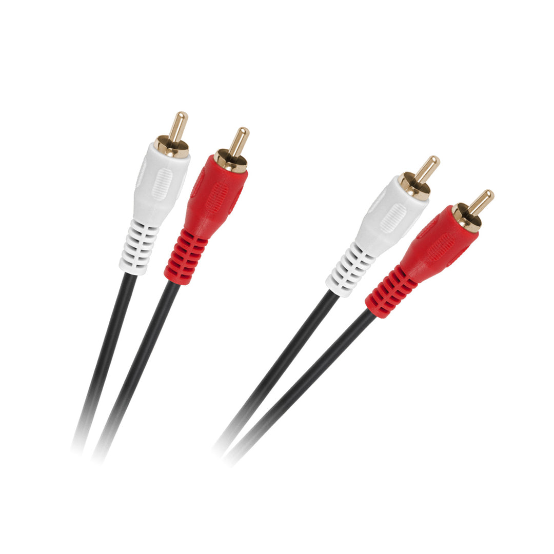 Audio kábel 2x2 cinch RCA 1,5 m 4 mm KPO2613-1,5