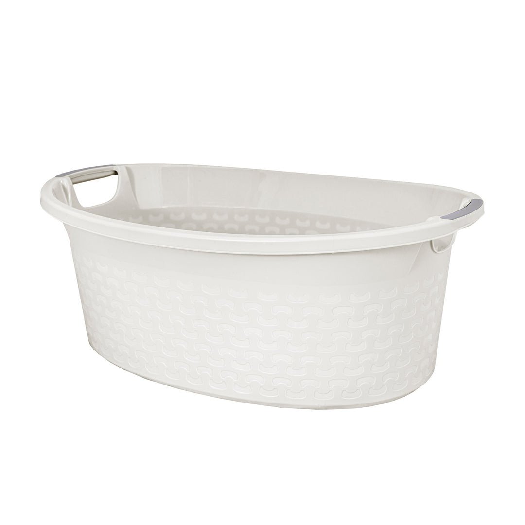 Žumpa s držadlami Branq Cotton 40L antická biela