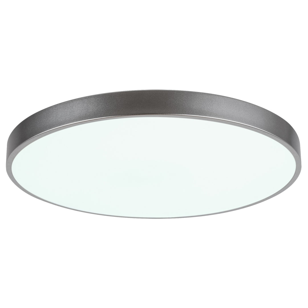 Stropné svietidlo Tesia, ind. stropné LED 60W, strieborná, D60cm - stropný plafón