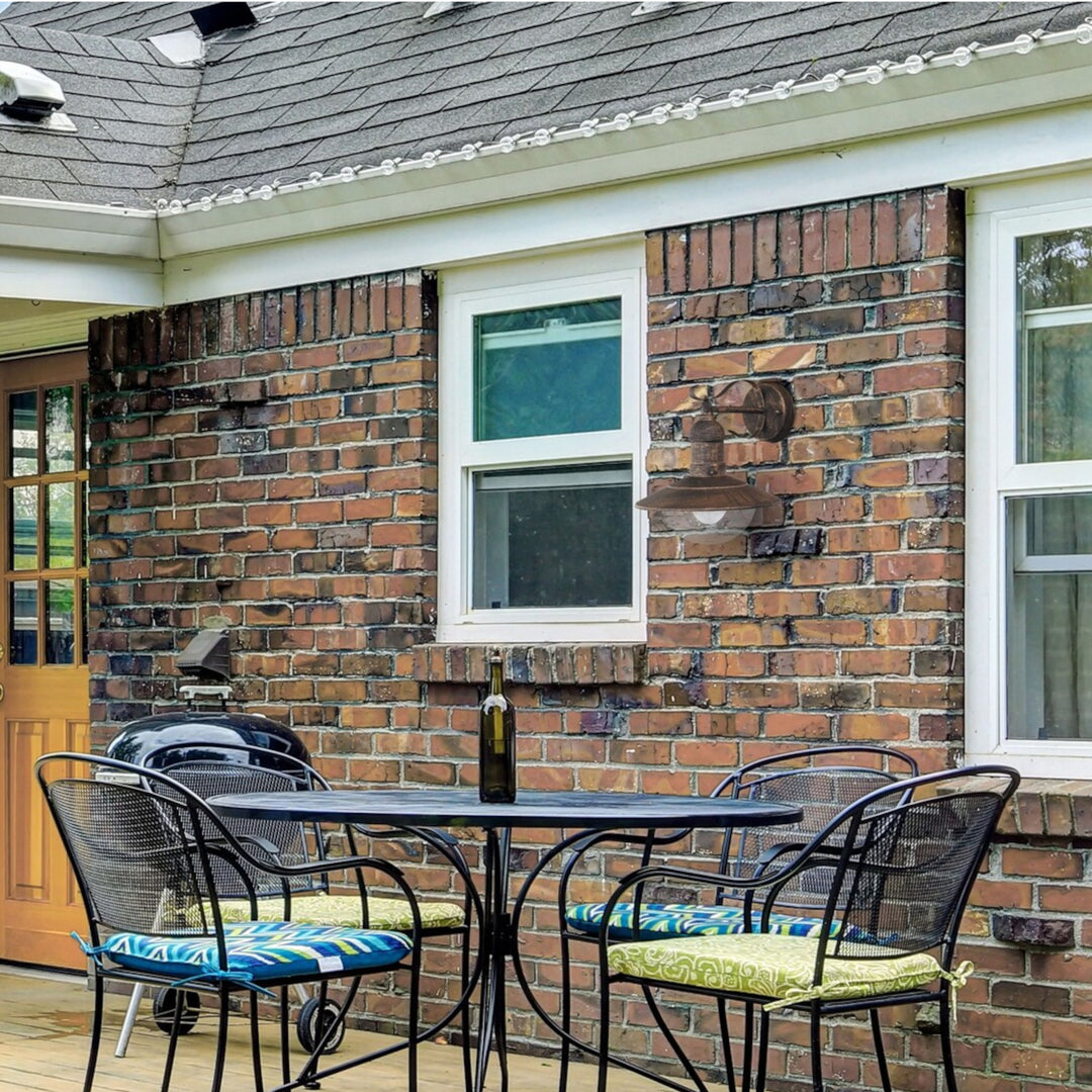 Vonkajšia záhradná nástenná lampa OsloE27 60W a.gold IP44