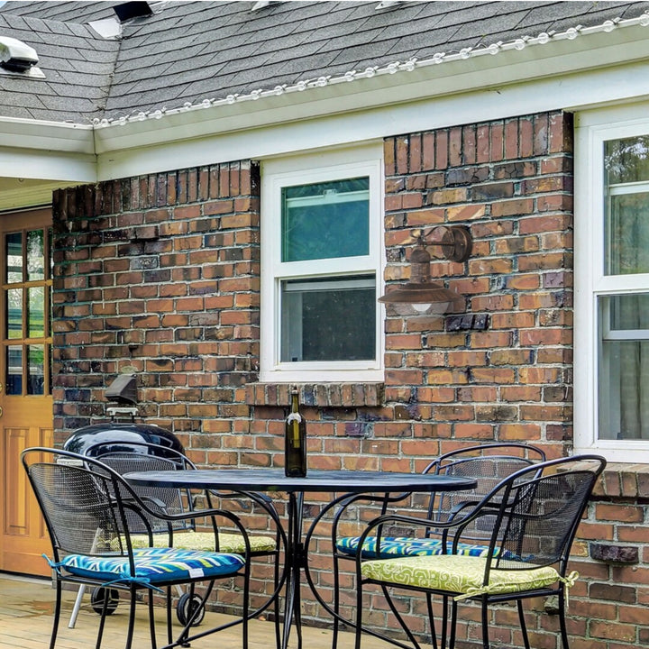 Vonkajšia záhradná nástenná lampa OsloE27 60W a.gold IP44