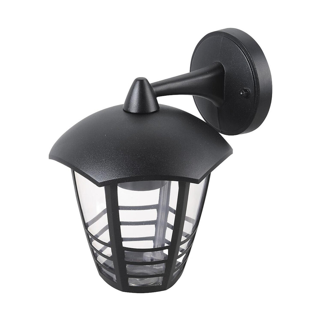 Rabalux Marseille 8617 E27 60 W čierna kovová záhradná nástenná lampa
