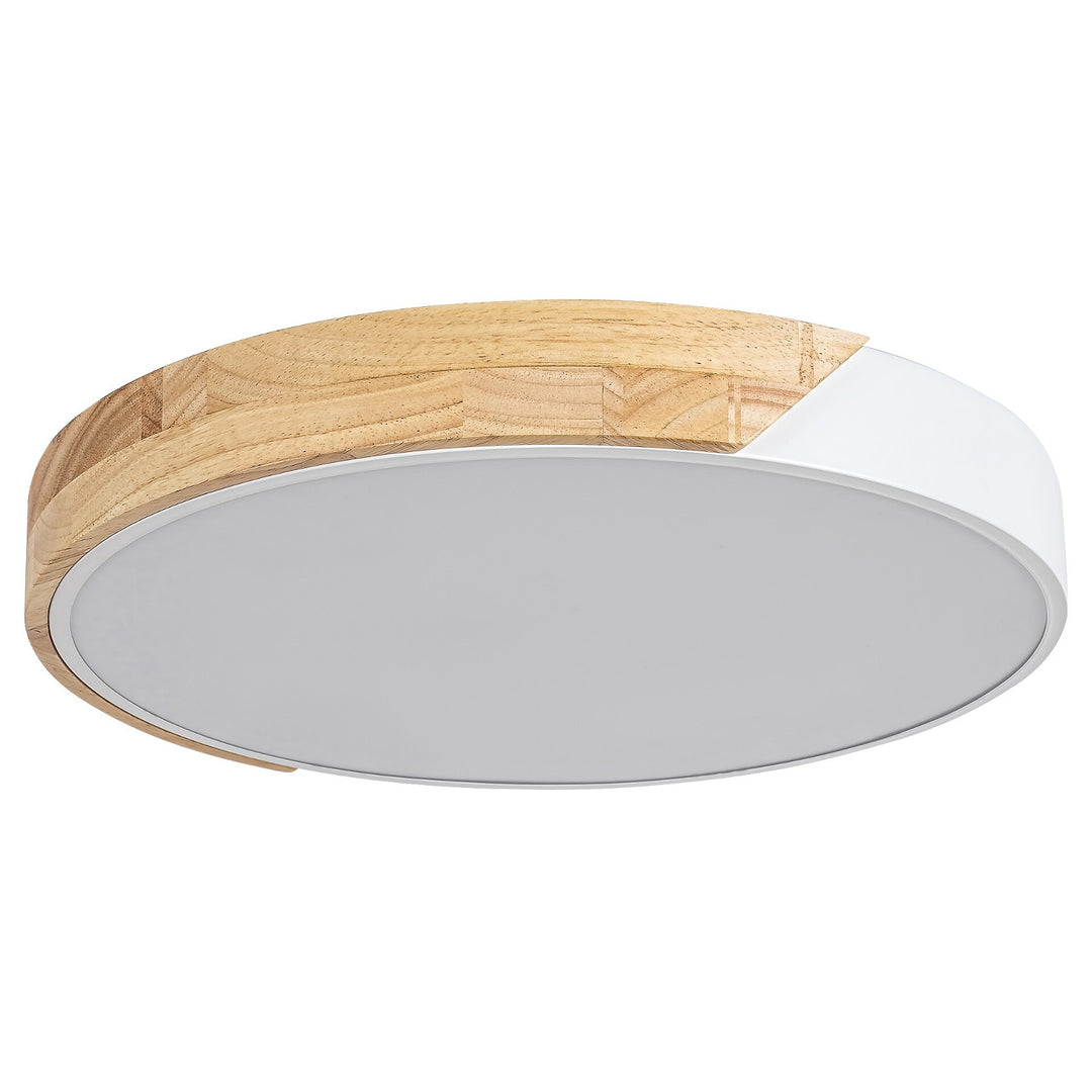 Rabalux Maple 3527 stropné svietidlo biele matné 24W kov a drevo