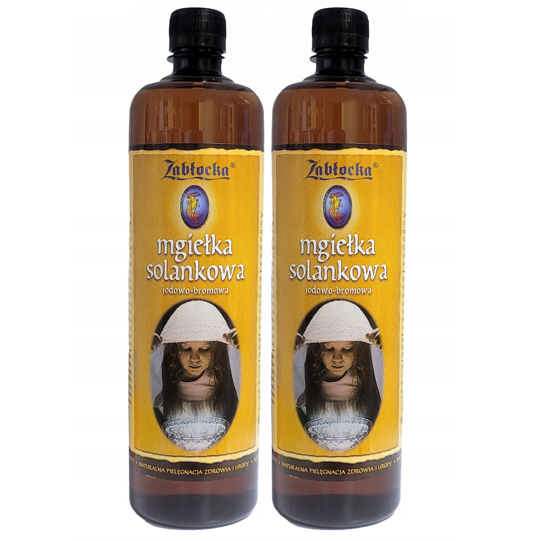 2x Zablocká soľná hmla 950ml na inhaláciu v inhalátoroch