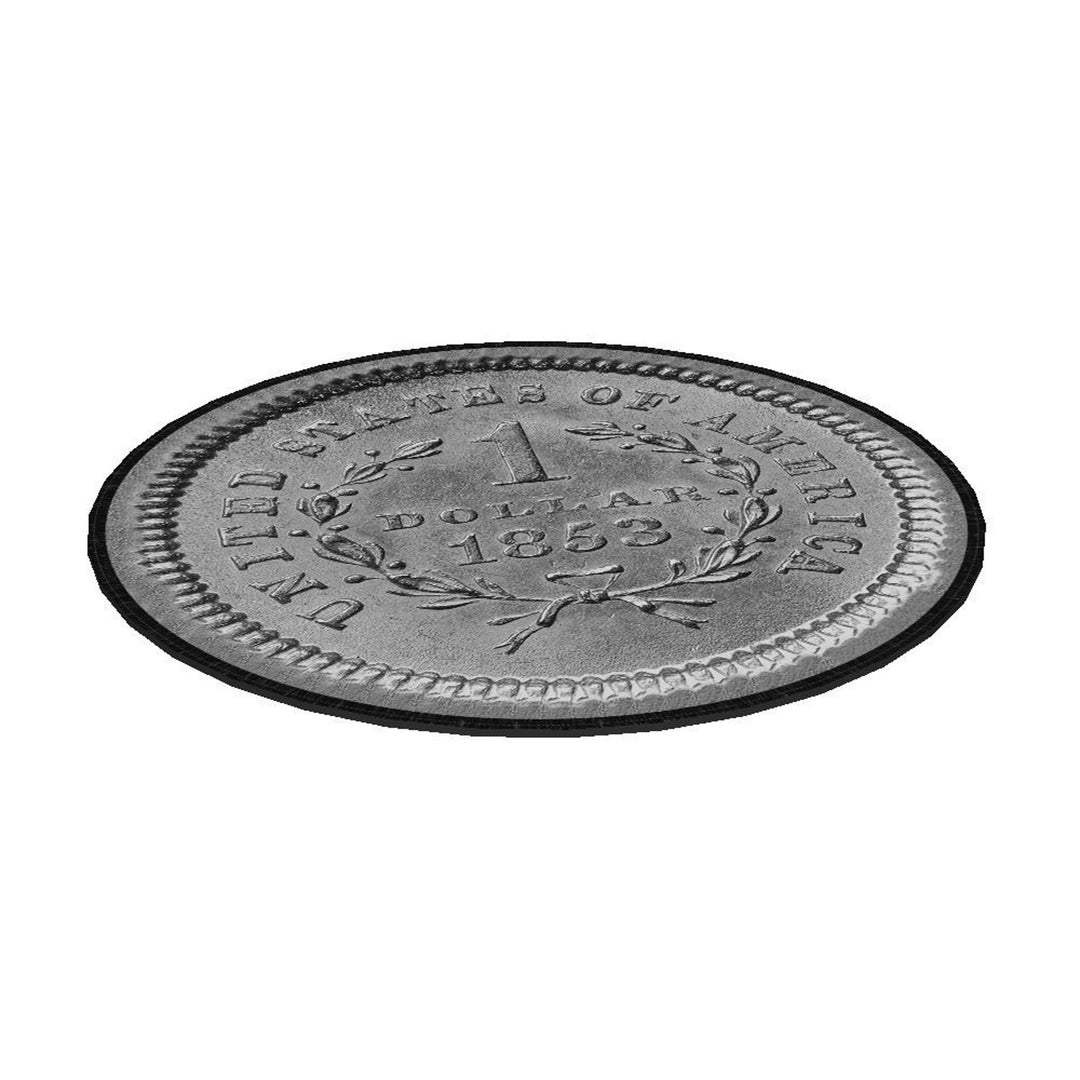 Vankúš na stoličku Bertoni, dekoratívny, plsť, 35 cm, minca, EE0065