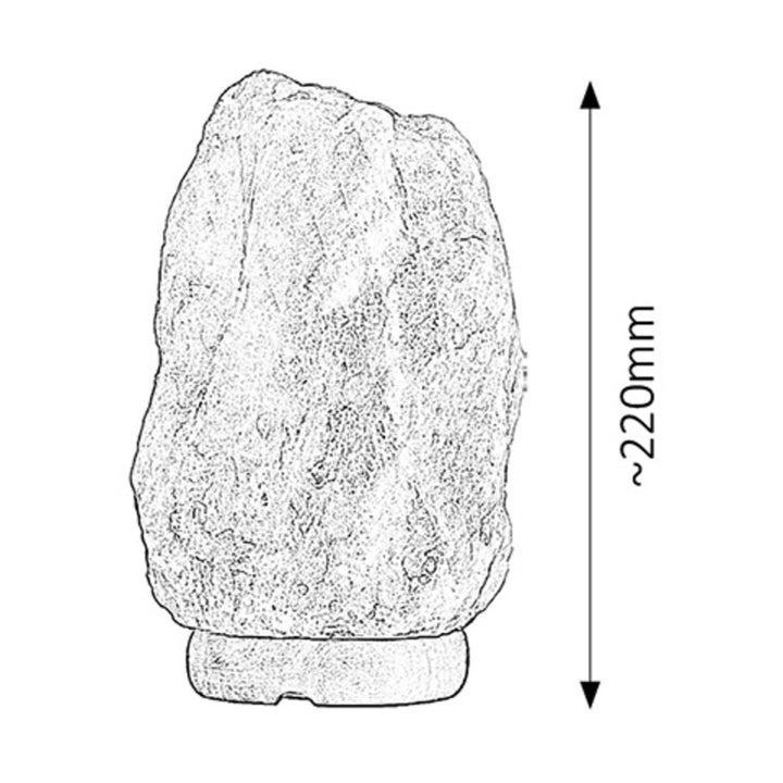 Rabalux lampa, soľná, dekoratívna, stredomorský štýl, 15W, E14, Rock