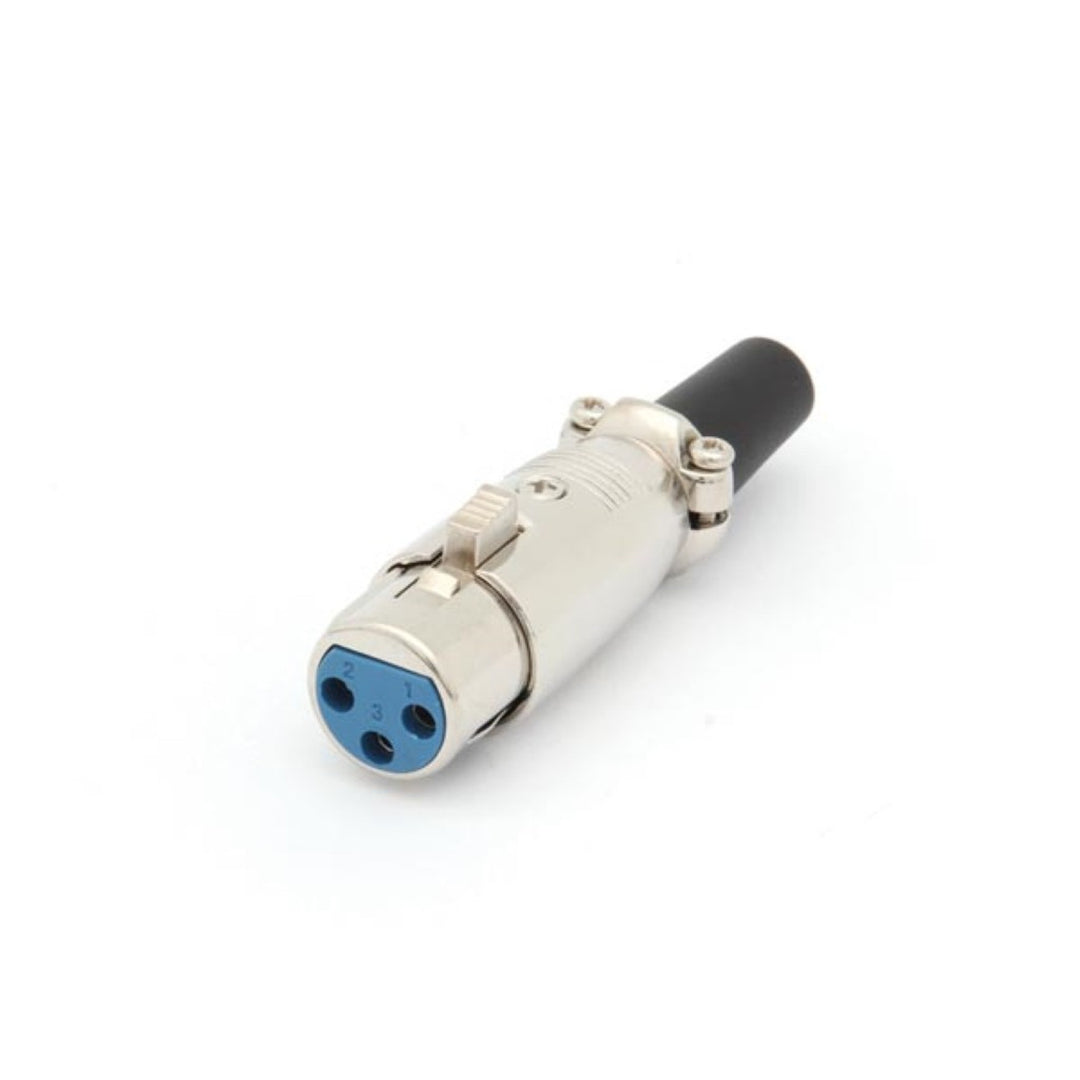 3P XLR audio zásuvka poniklovaná krátka Velleman CA092