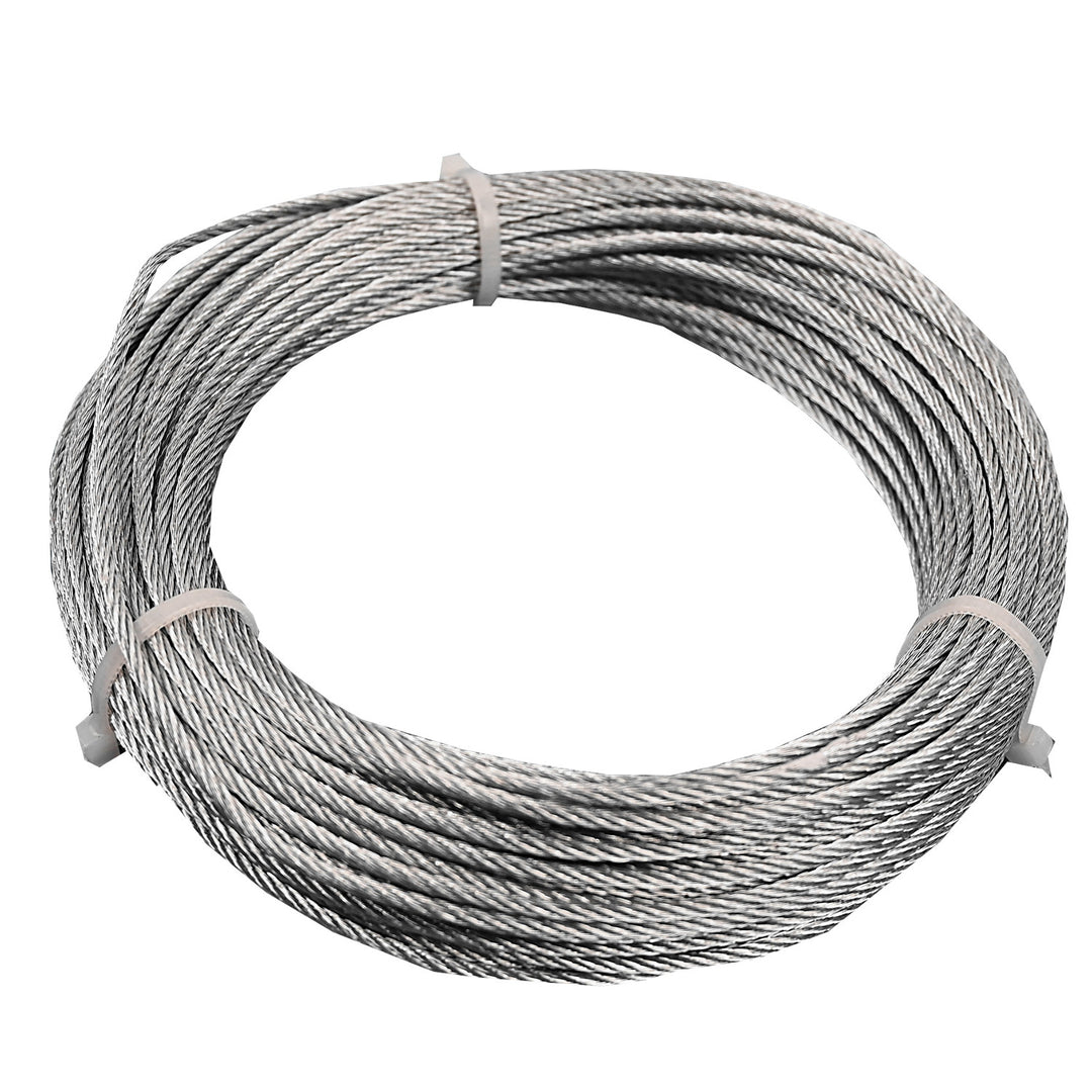 Oceľové lano Stop Sun, pozinkované, 2 mm/20 mb, 6X7+FC, 3 kotúče