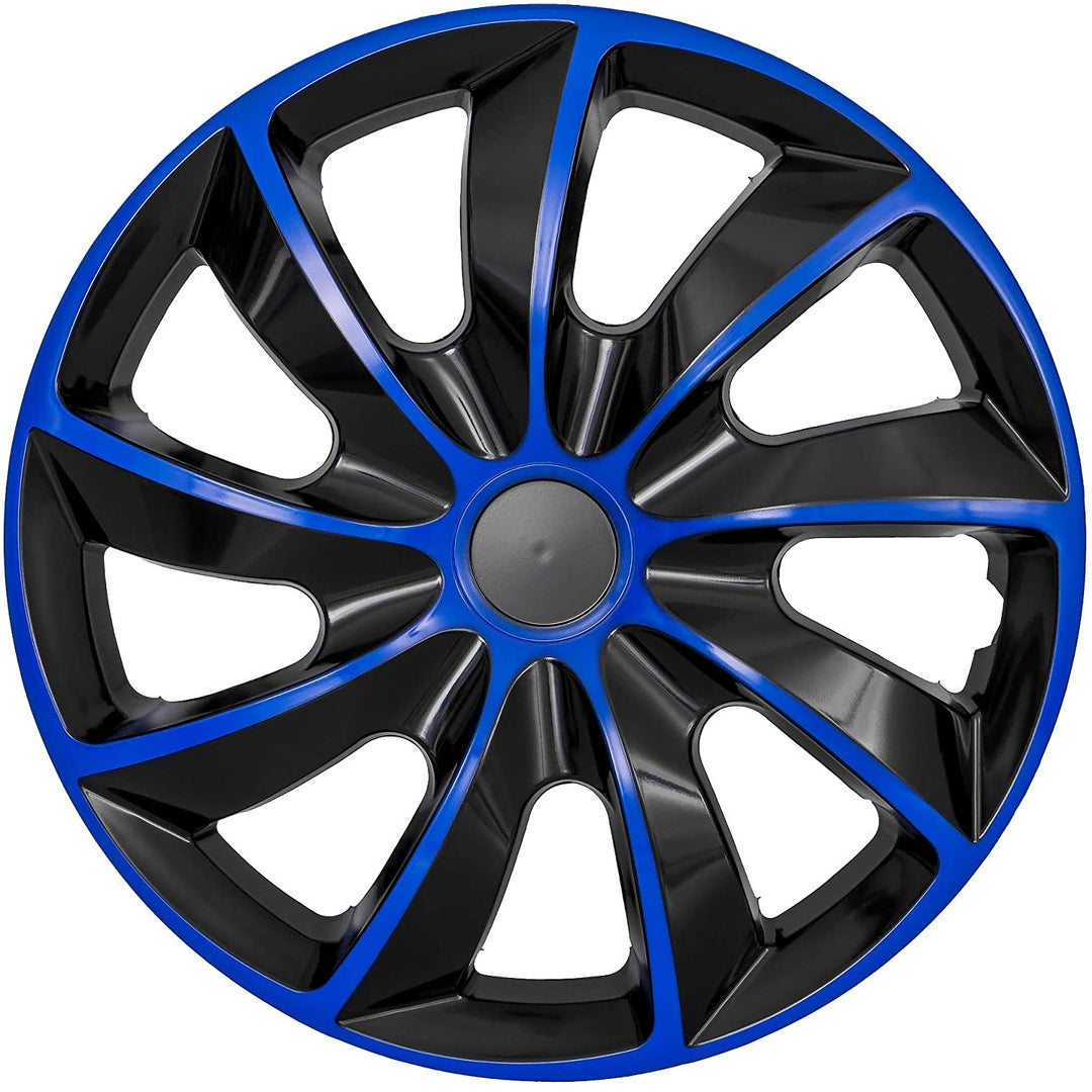 Univerzálny kryt náboja 16'' NRM Quad Bicolor modrá/čierna 1 kus
