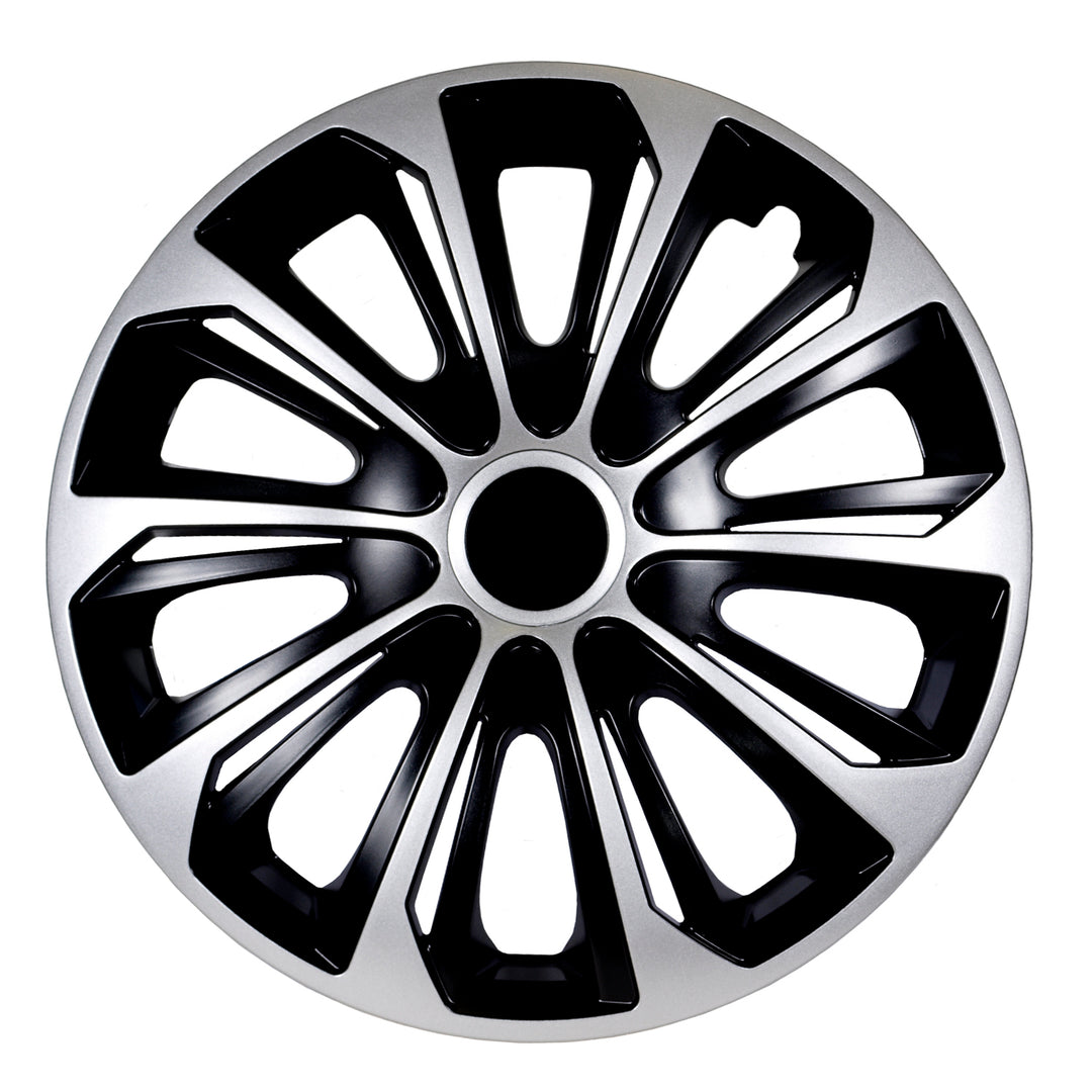 Univerzálny kryt náboja 16" NRM STRONG Duocolor čierna/strieborná 1 kus