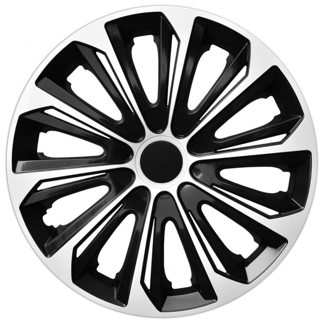 Univerzálny kryt náboja 15'' NRM Extra Strong biely a čierny 1 kus