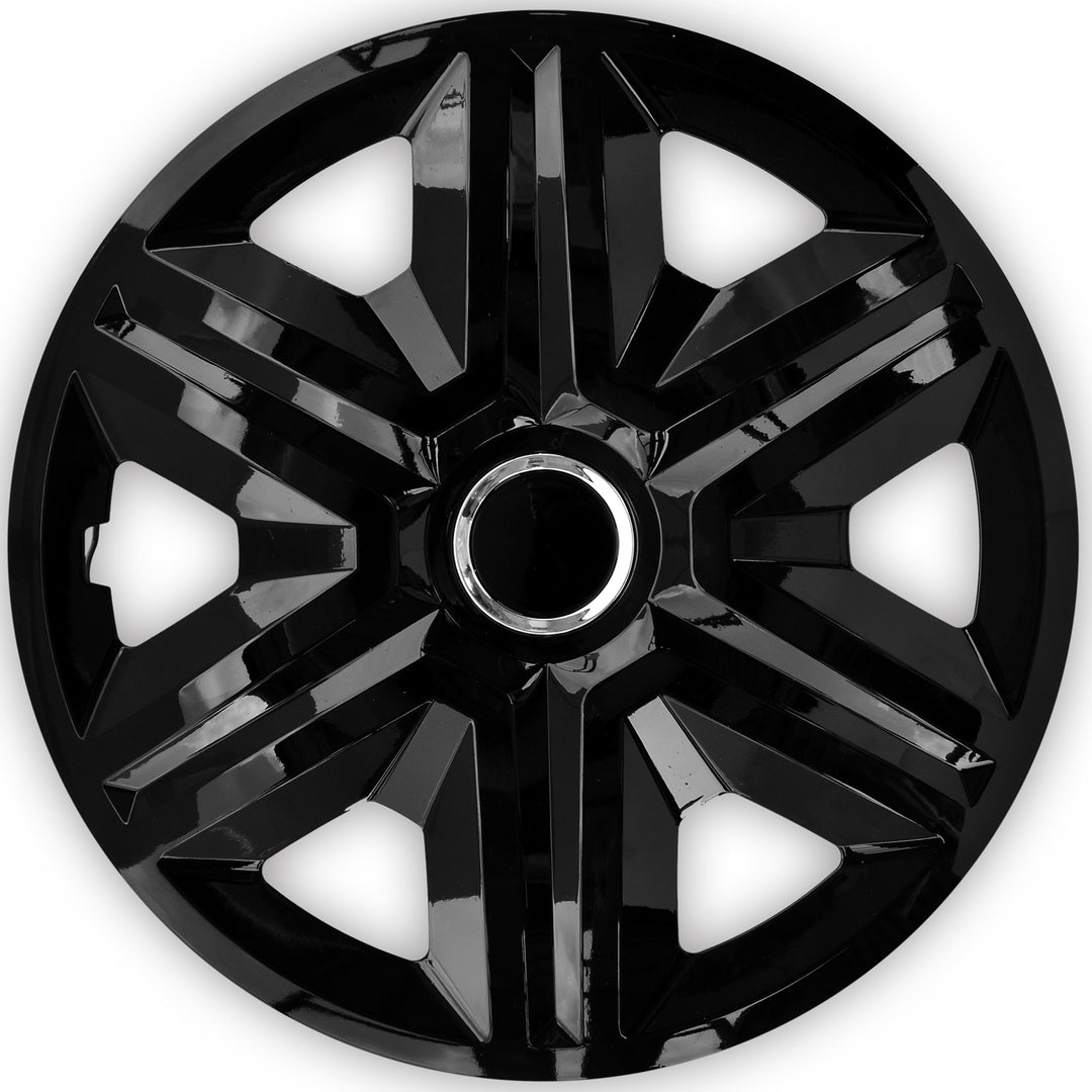 Univerzálny kryt náboja 16" NRM Fast black press-on 1 kus