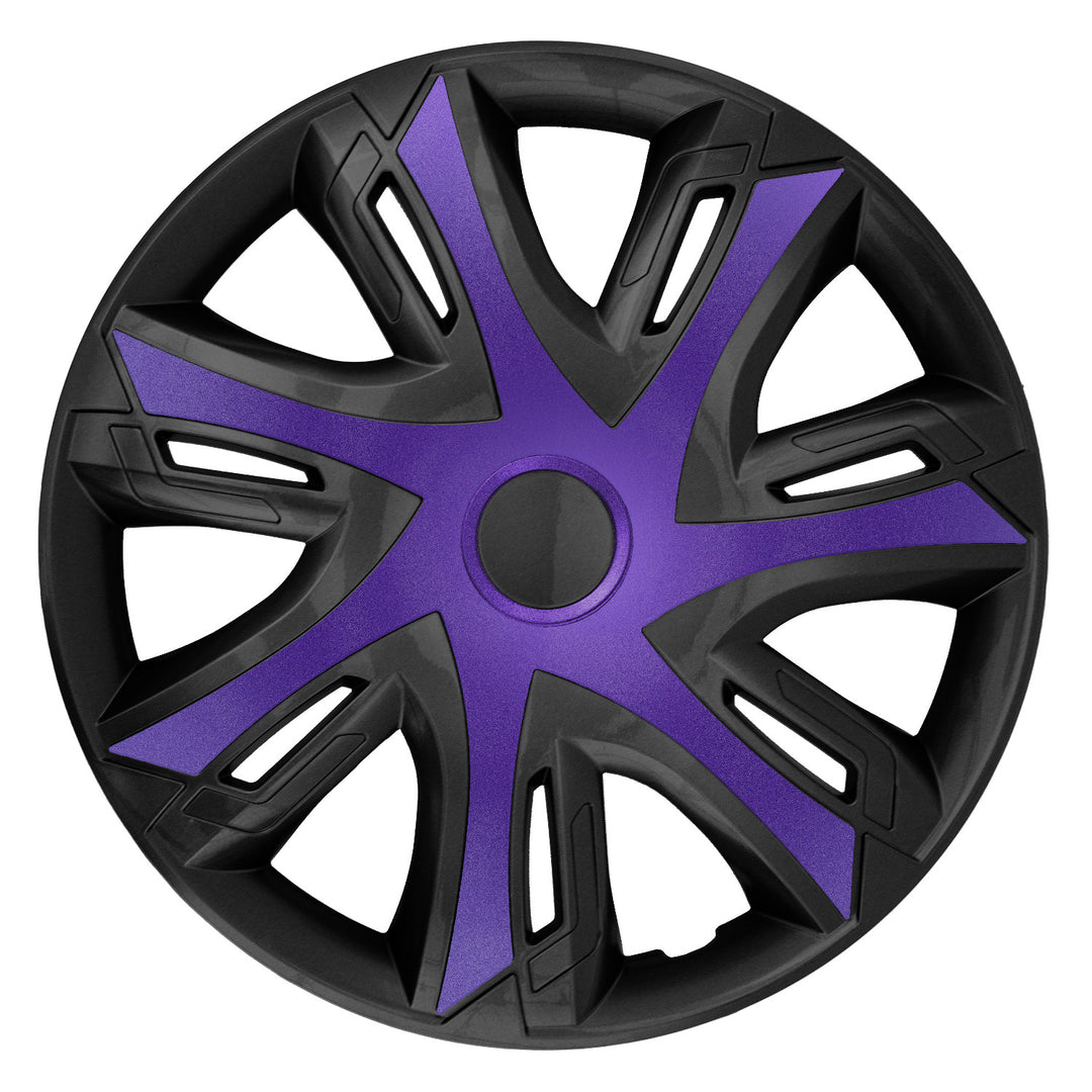 Univerzálny kryt náboja 16" NRM N-Power dvojfarebný fialový/čierny 1 kus