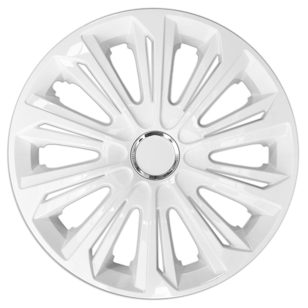 Univerzálny kryt náboja 15" NRM Silný biely lak 1 kus