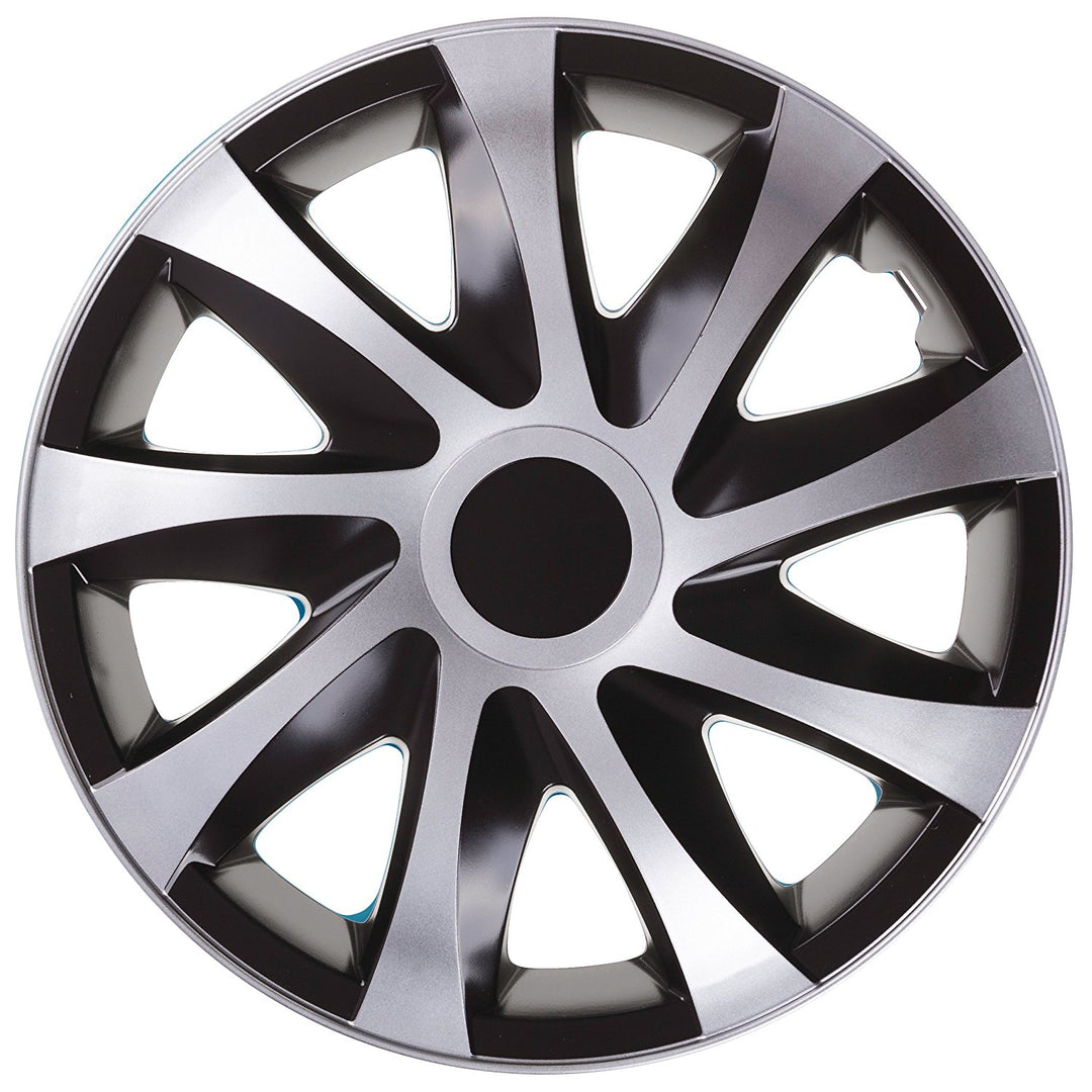 NRM Draco 15" univerzálny kryt náboja strieborný/čierny 1 kus