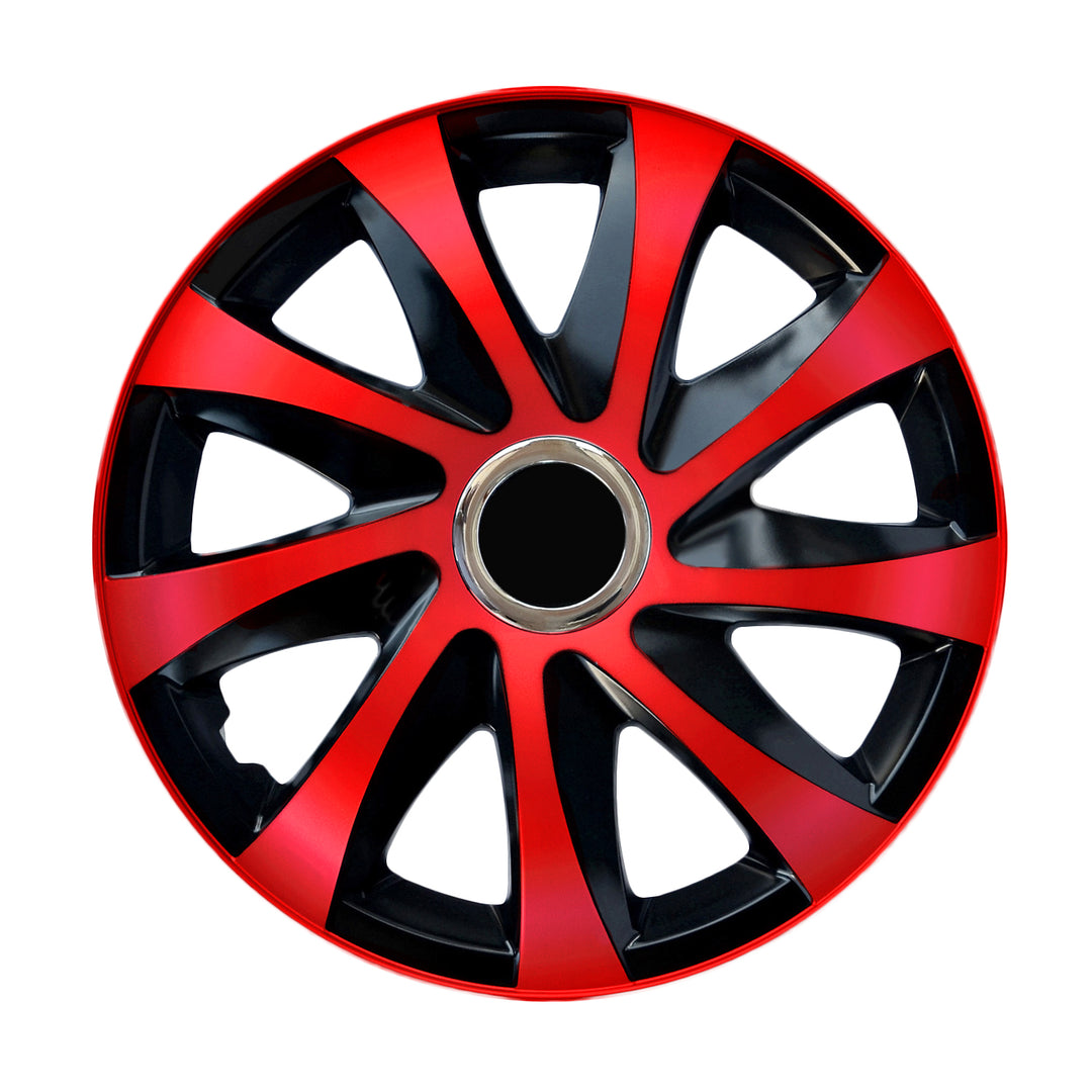Univerzálny kryt náboja 16" NRM Drift Extra červený/čierny 1 kus