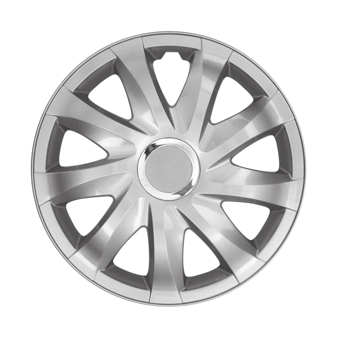 NRM Drift strieborný násuvný univerzálny kryt náboja 15" 1 ks