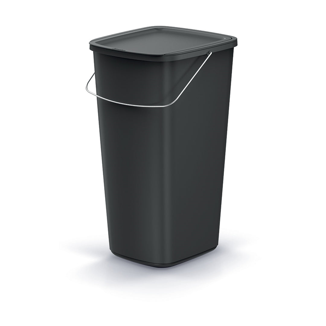Odpadkový kôš Keden, čierny, objem 25 l, Compacta Q Basic
