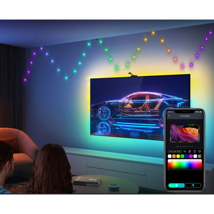 Rabalux vonkajšie osvetlenie, RGB LED reťazec, IP44, Wi-Fi, Bluetooth, Biri