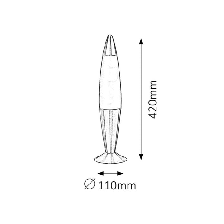 Rabalux Lollipop 2 dekoratívna lampa IP20 E14 G45 1x MAX 25