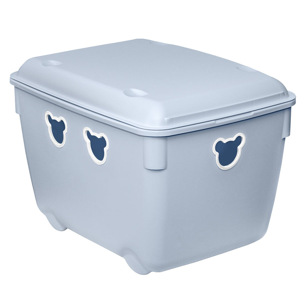 Kôš na hračky Branq, 40 l , odolný , modrý, Medveď