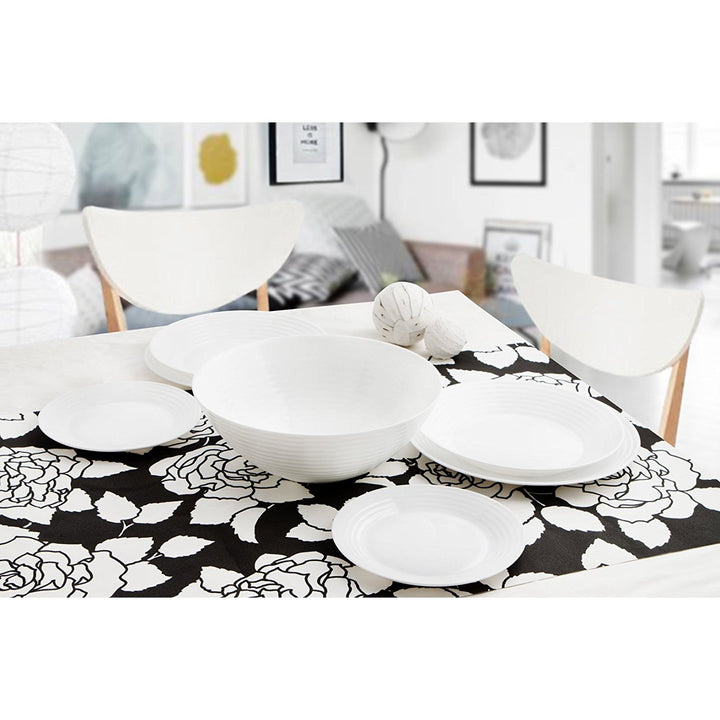 Večera sada 19 prvkov Luminarc Harena biela