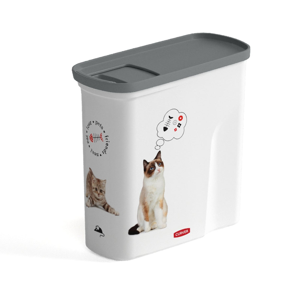 Curver Love Pets Cats 2L nádoba na krmivo moderný dizajn