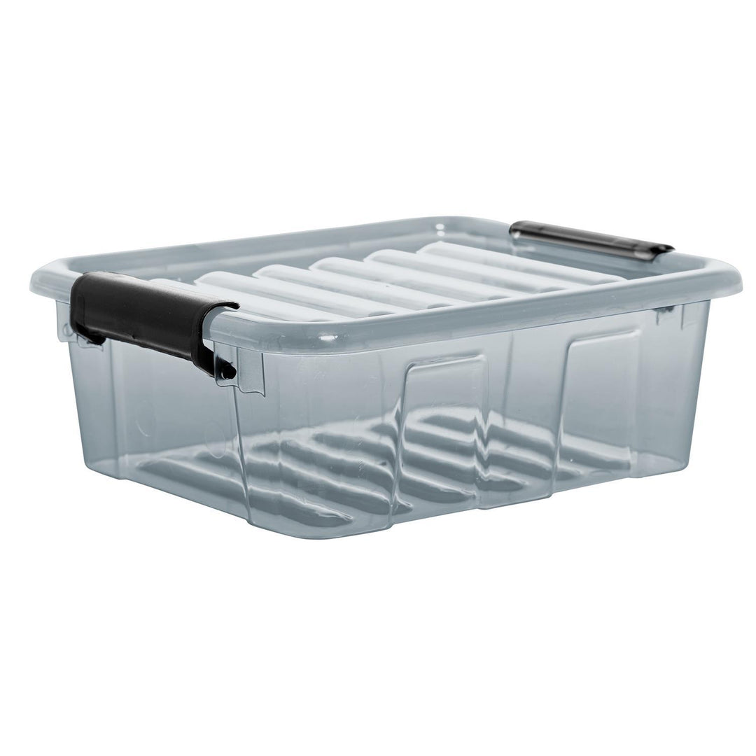 Kôš s vekom Plast Team Home Box 2L t.grey