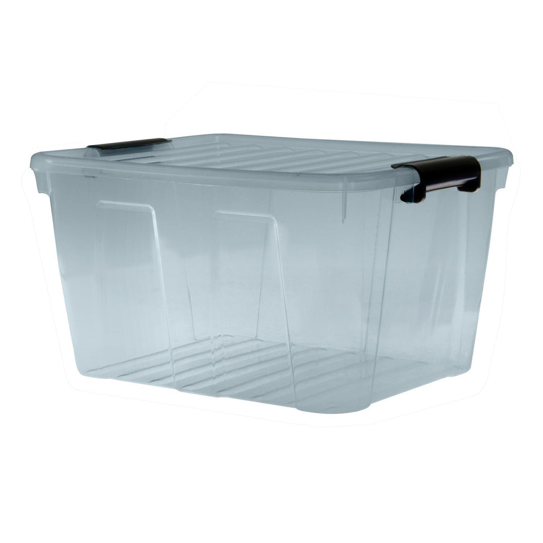 Kôš s vekom Plast Team Home Box 30 l t.grey