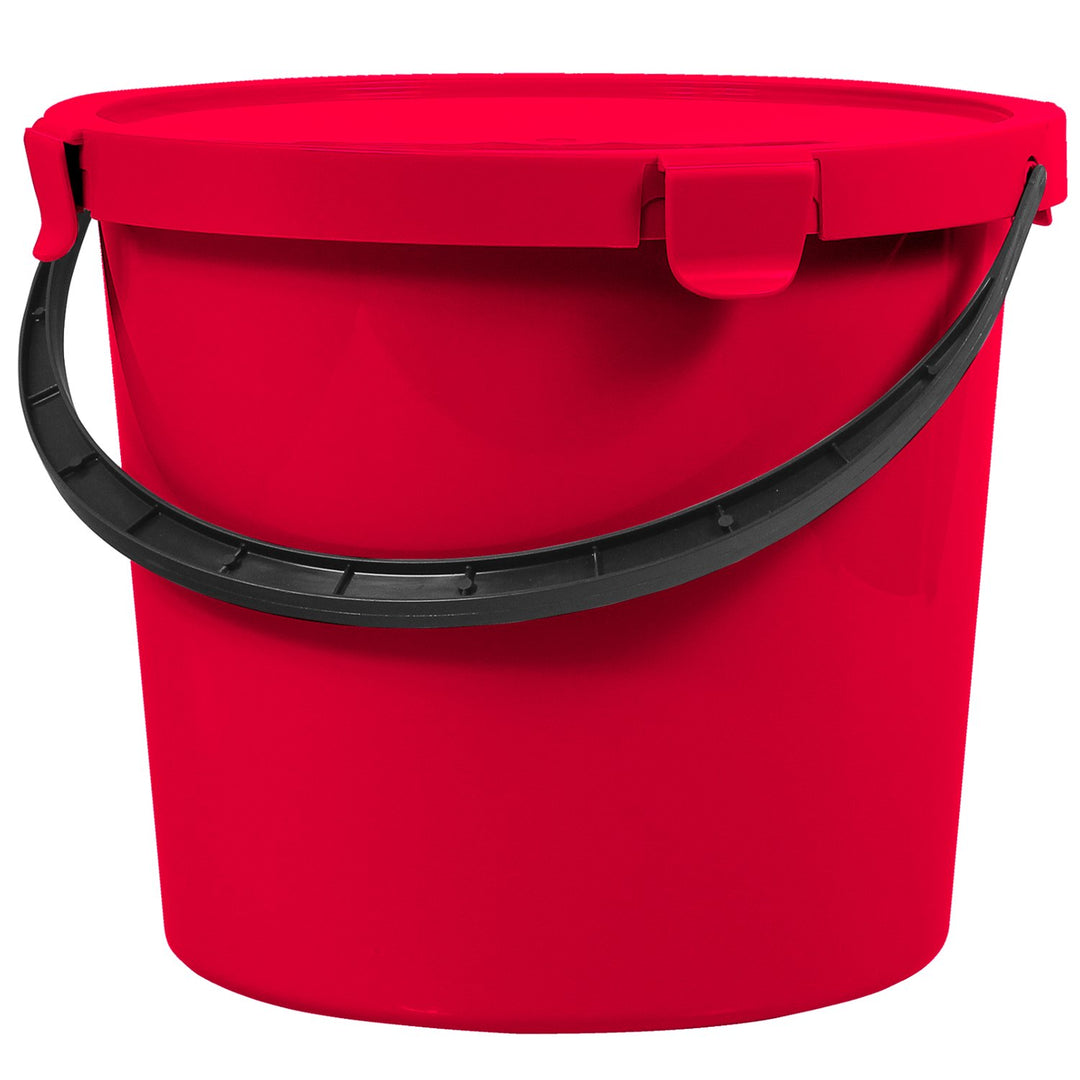 Vedro Plast Team Berry 10 l s vekom a rukoväťou červené