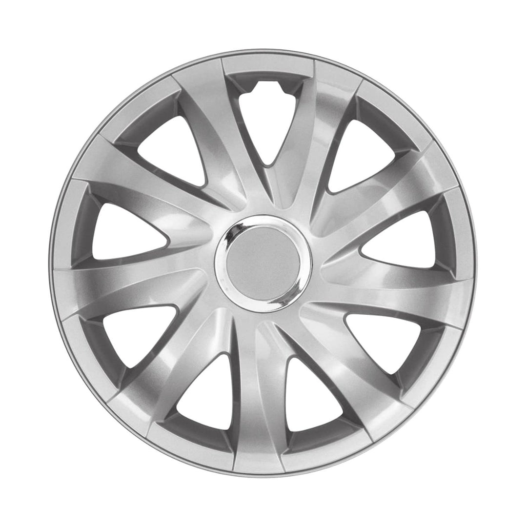 Čiapky 16" NRM DRIFT SILVER lakované 4 kusy - strieborná farba