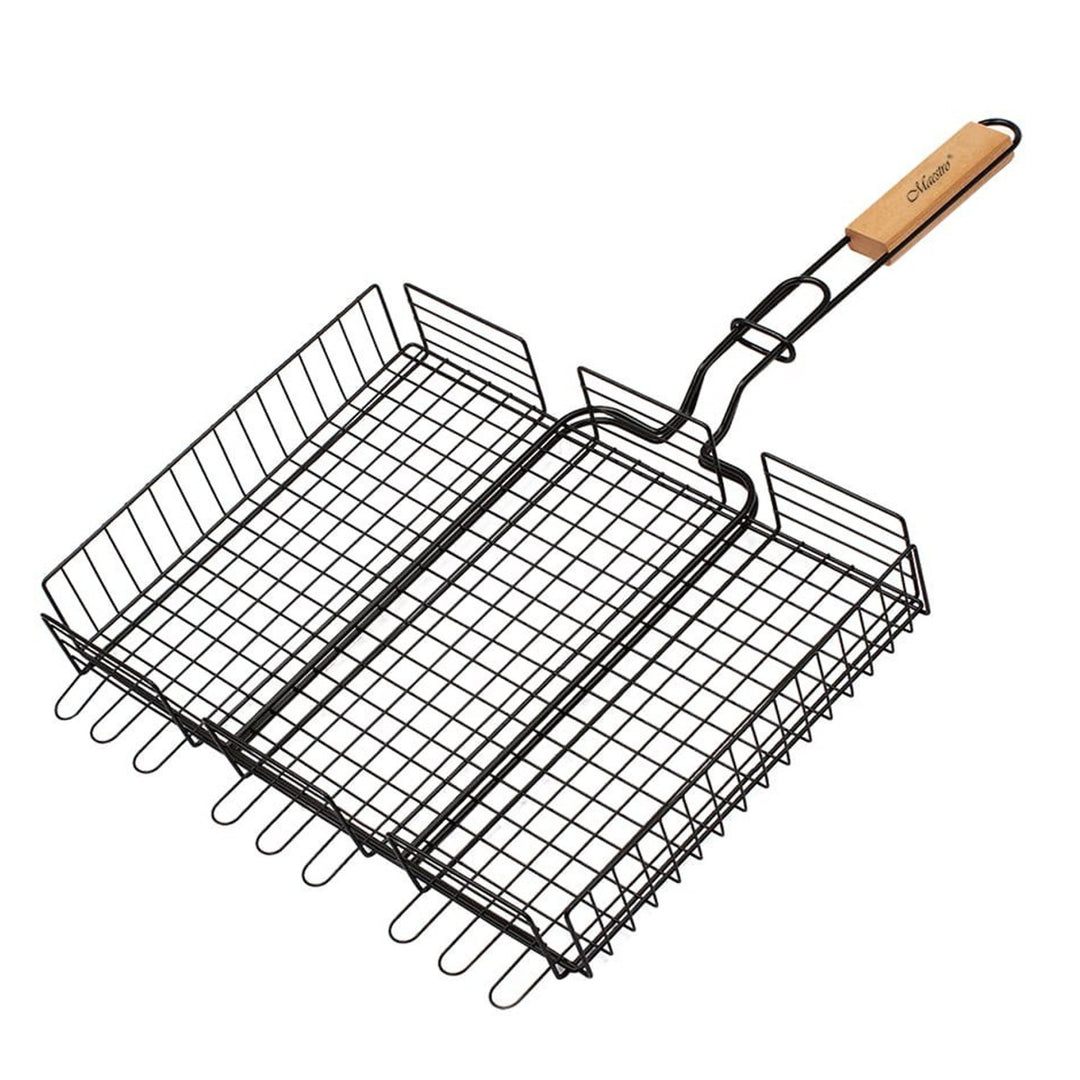Uzavretý grilovací rošt 40x30cm Grilovací rošt Maestro MR1001