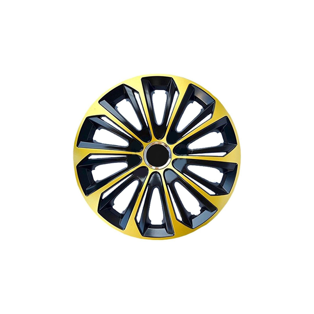 Čiapky 16'' NRM EXTRA STRONG GOLD BLACK zlatá - čierna 4 kusy