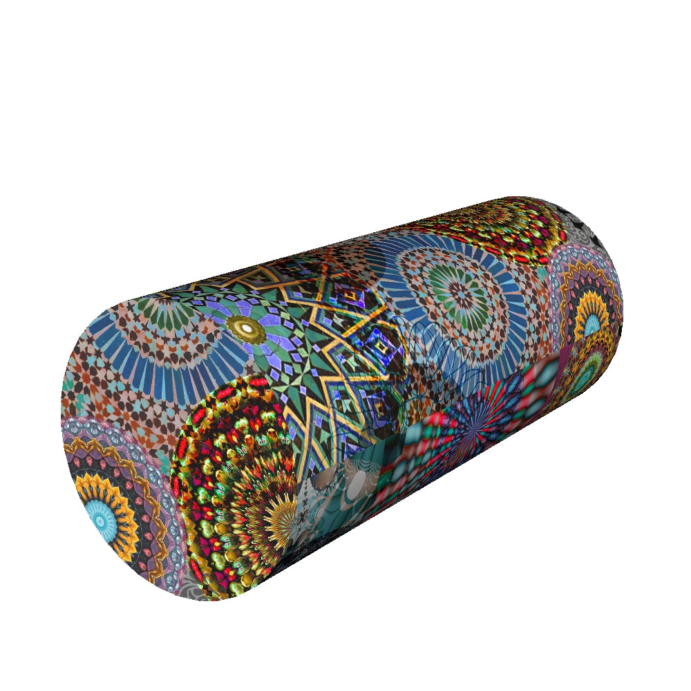 Vankúš na krk bedrový valec 40x15cm Vankúš na podporu valca Termoaktívna pena Roll vankúš kolotoč