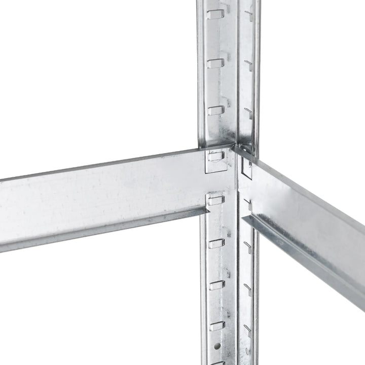 Kovová regálová skriňa 175kg x5 180x90x40cm Zelenomodrá, pozinkovaná, skladacia, MDF, GB378