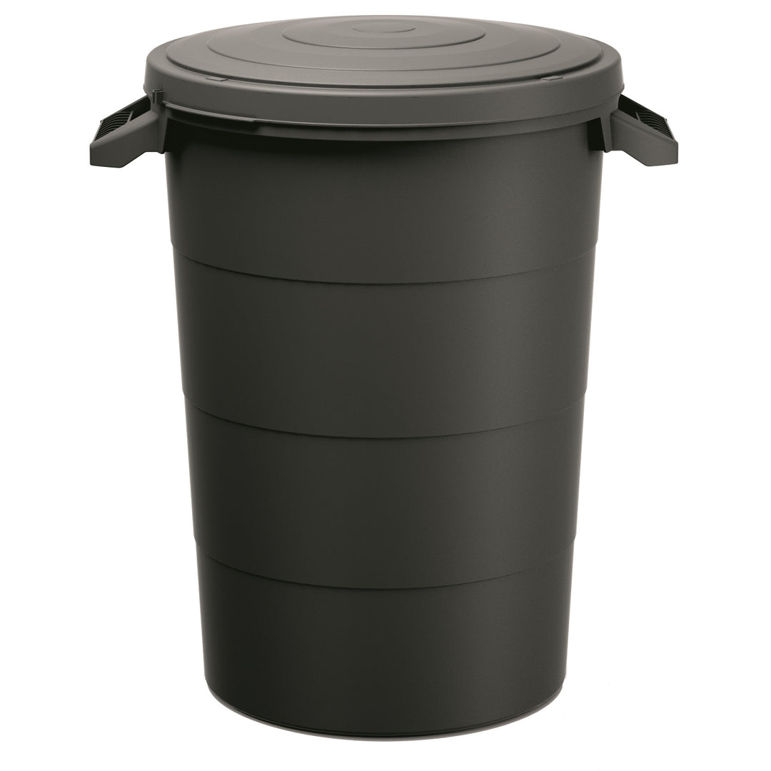 Keden SMOOTH odpadkový kôš - čierny recyklačný 80 litrov