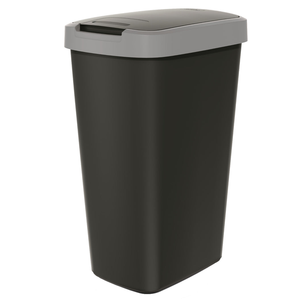 Odpadkový kôš s klapkou Keden COMPACTA Q - sivý 45l