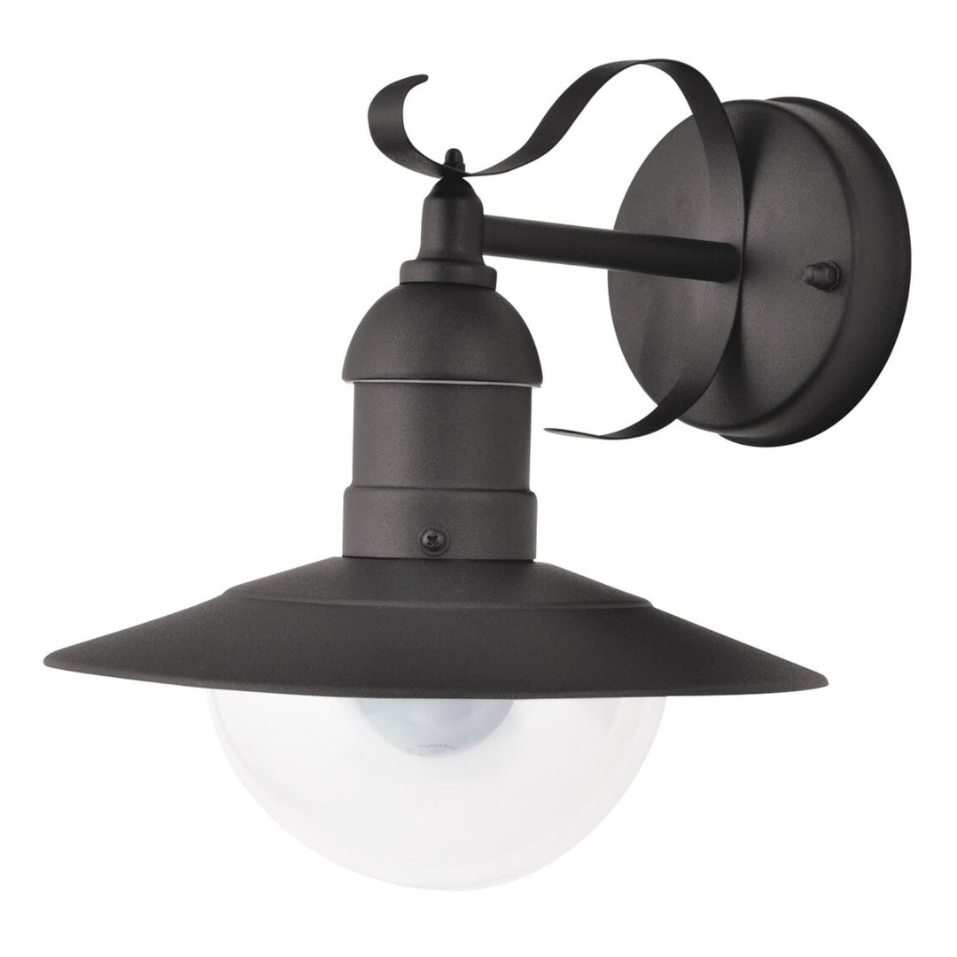 Rabalux Oslo záhradná nástenná lampa na fasádu čierna E27 60 W IP43 230 V