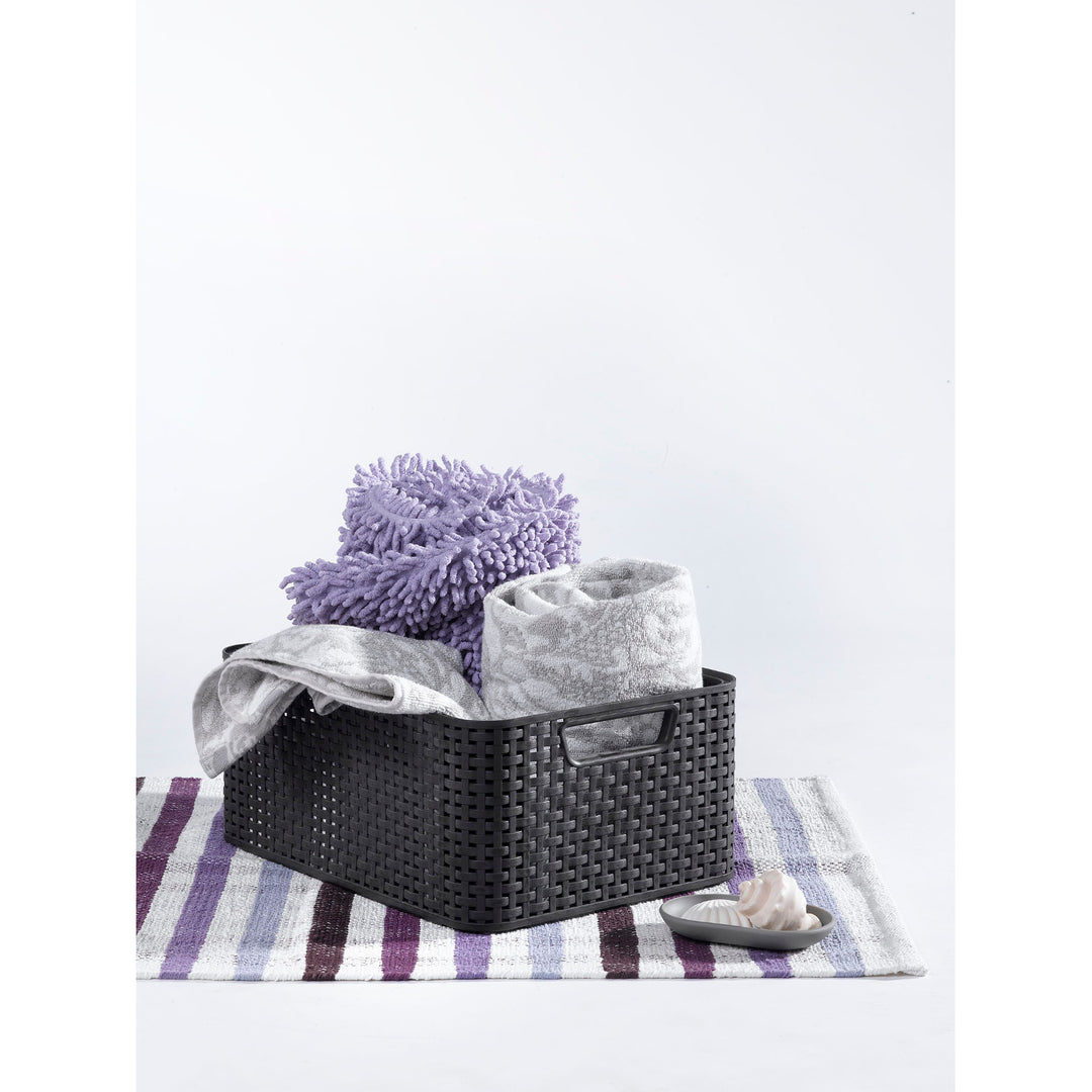 Kôš Curver, viacúčelový, 18 litrov, tmavohnedý, Style M