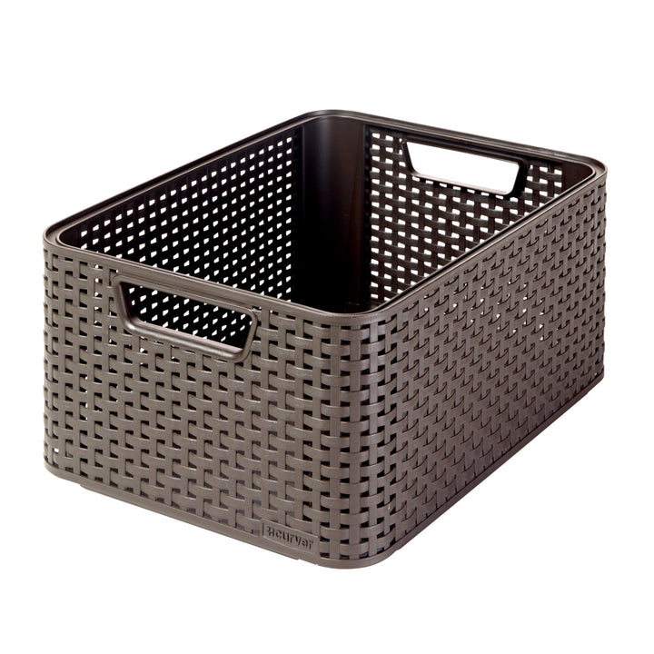 Kôš Curver, viacúčelový, 18 litrov, tmavohnedý, Style M