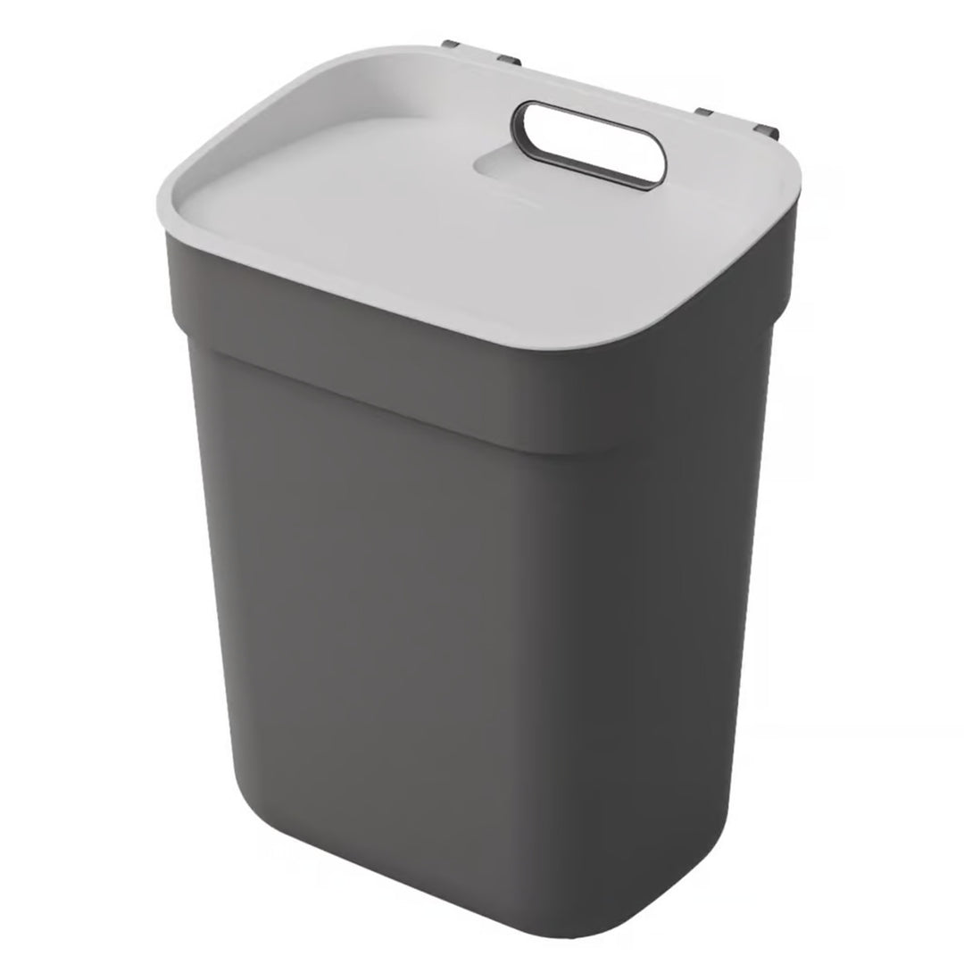 Odpadkový kôš Curver, na recykláciu, 10 litrov, tmavosivý, pripravený na vyzdvihnutie