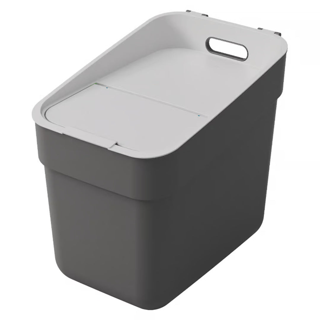 Odpadkový kôš Curver, na recykláciu, 20 litrov, tmavosivý, pripravený na vyzdvihnutie