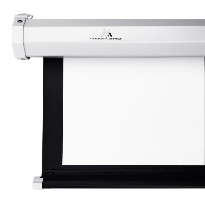 Premietacie plátno Maclean, s automatickým uzáverom, biele matné, na stenu alebo strop, 100", 4:3, 200x150, MC-594