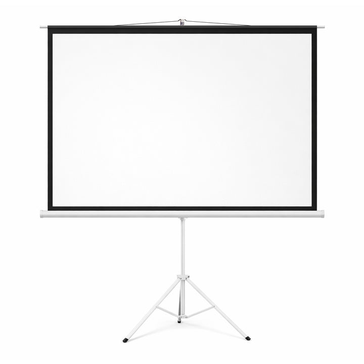 Premietacie plátno Maclean, uhlopriečka 100 palcov, 200 x 150 cm, na stojane, formát 4:3, MC-595
