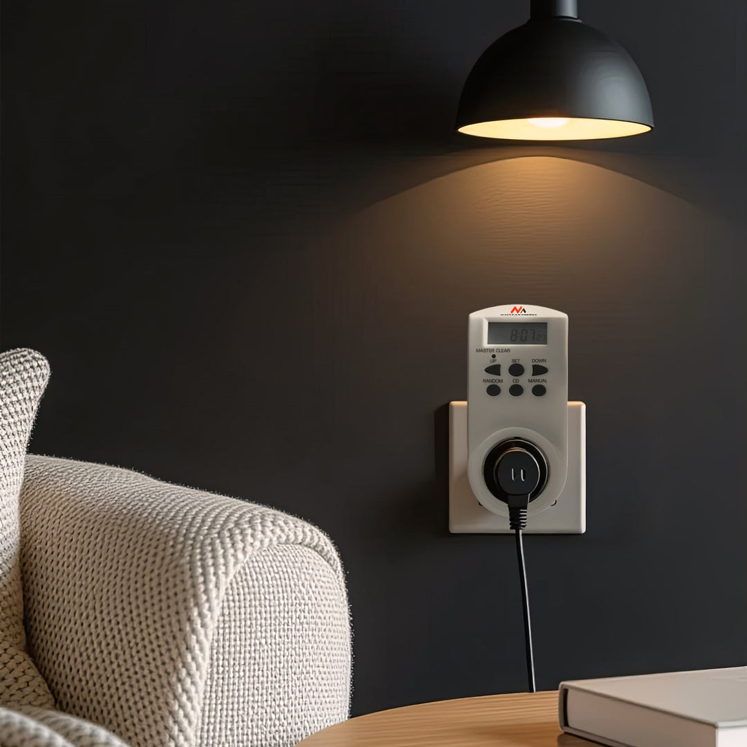 Týdenní denní elektrický časovač 220-240V, 16A 160 programů Maclean MCE08 (Německo)