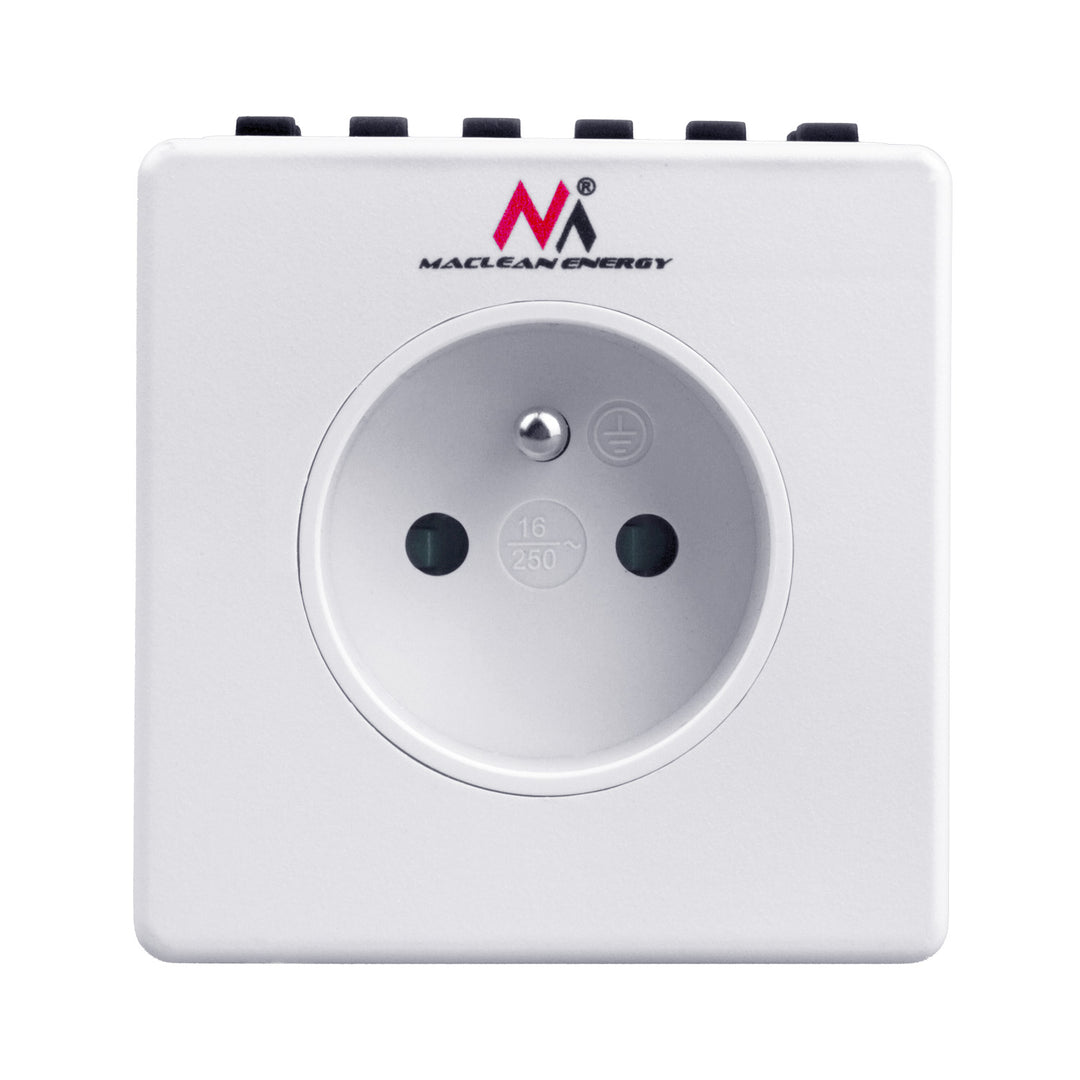 Digitálny časovač, náhodná funkcia, časovač, 10 programov, max. 156 programov, typ E, 3600 W, Maclean MCE30