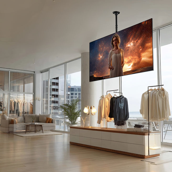 Univerzálny stropný monitor OLED QLED LCD 23-100" max. 50 kg Max VESA 600x400