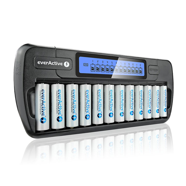 Nabíjačka batérií NC1200 AA AAA R03 R06 everActive