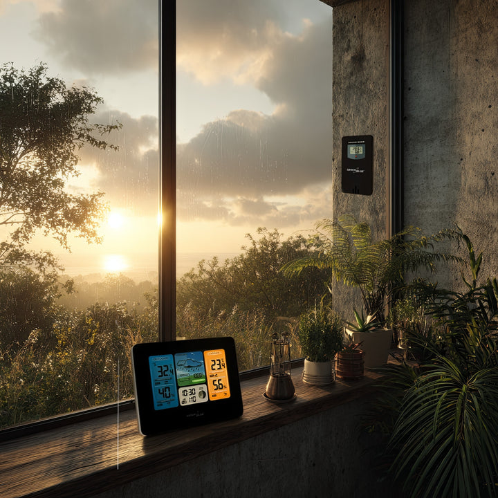 Bezdrôtová meteorologická stanica GreenBlue GB522 fázy Mesiaca