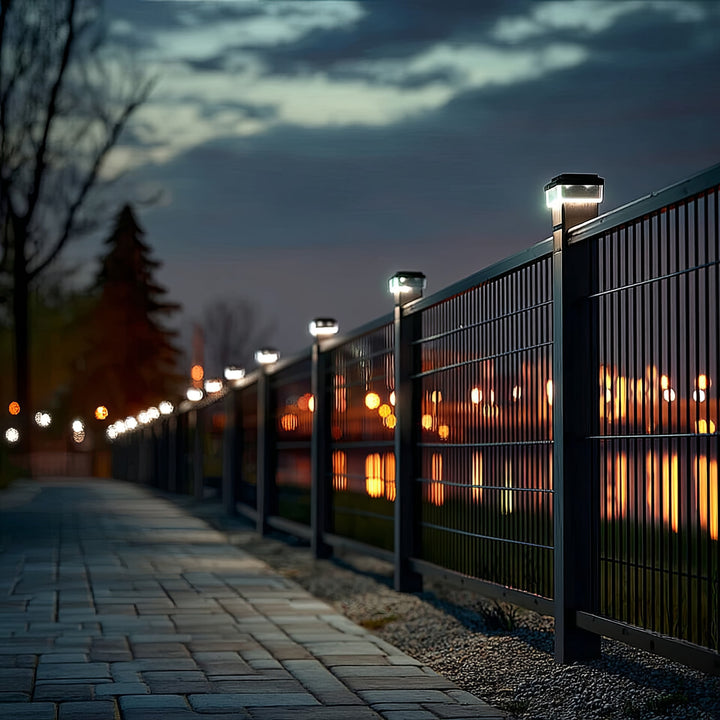 GreenBlue LED solárne stĺpikové svietidlo, 60x60 mm, obálka, GB126